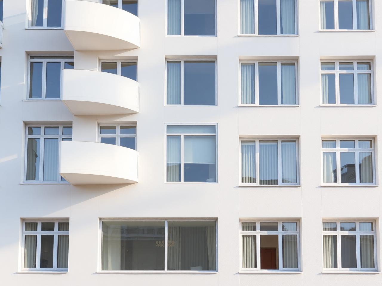 Modernes Neubau-Mehrfamilienhaus in Deutschland